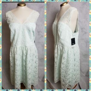 NEW Rockabilly 20W Pale Blue Lace Wedding Dress